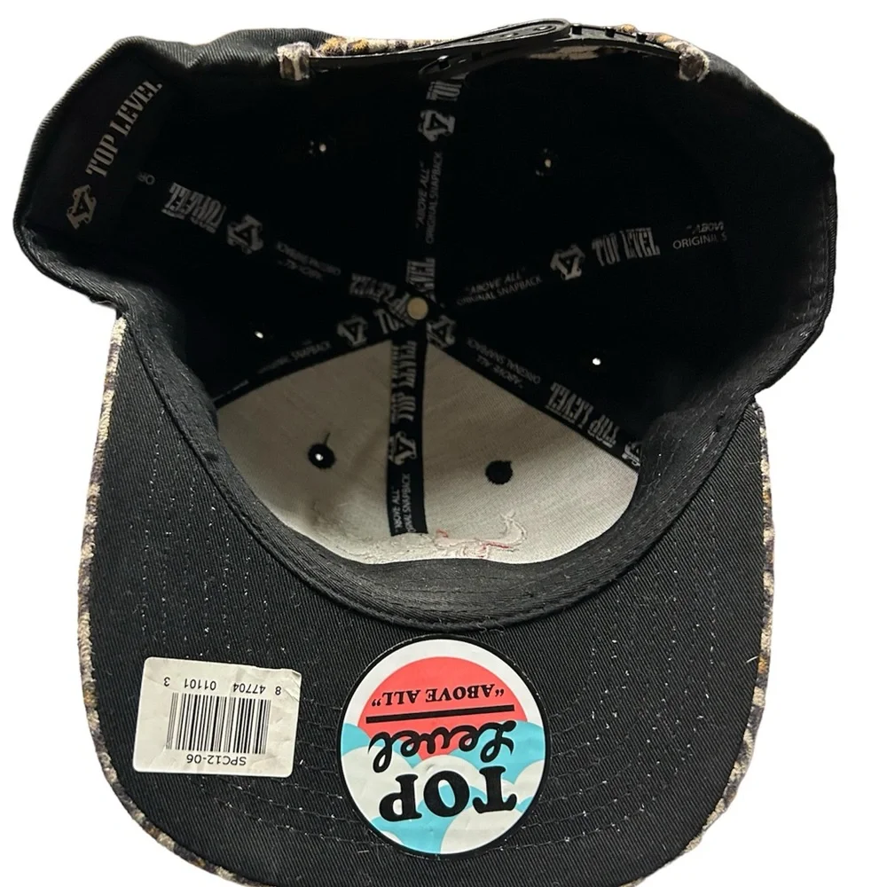 Curtis Lee Steer Black & Cheetah Trucker Hat